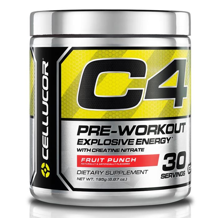 Pre workout c4 nutrition facts